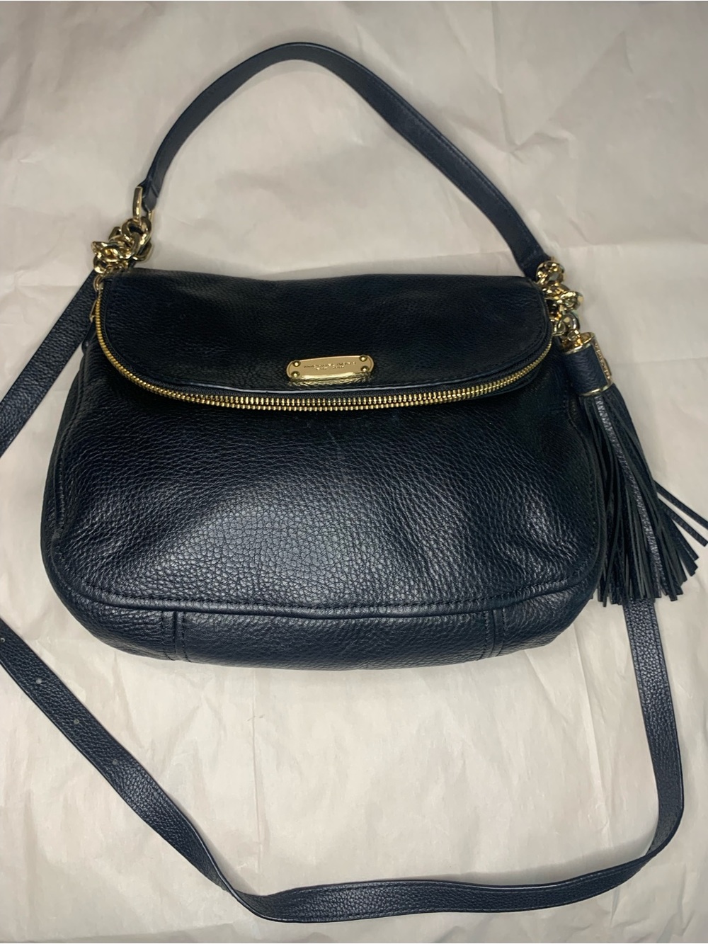 Michael Kors Black Bedford Tassel Bag